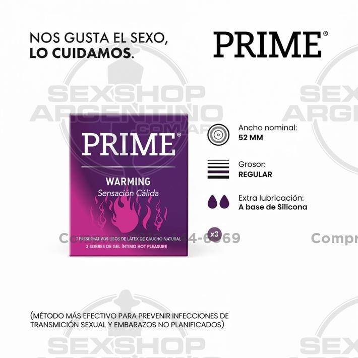 Preservativo Prime Warming